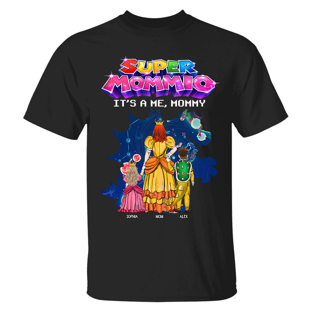 Super Mommio Custom Shirt It's A Me, Mommy, Mother's Day Gift L0411 Hv01
