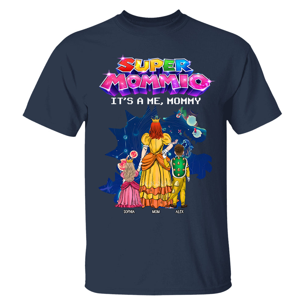 Super Mommio Custom Shirt It's A Me, Mommy, Mother's Day Gift L0411 Hv01