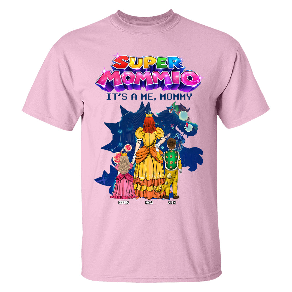 Super Mommio Custom Shirt It's A Me, Mommy, Mother's Day Gift L0411 Hv01