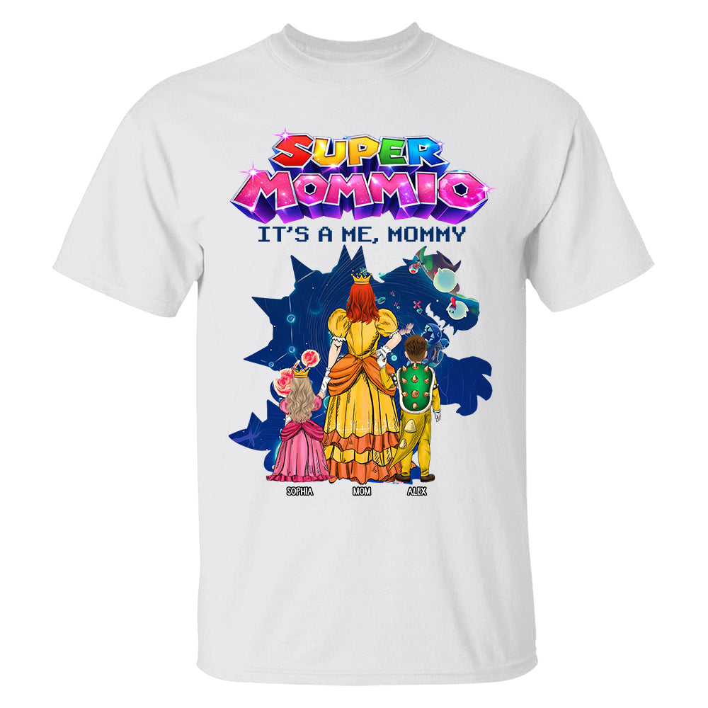 Super Mommio Custom Shirt It's A Me, Mommy, Mother's Day Gift L0411 Hv01