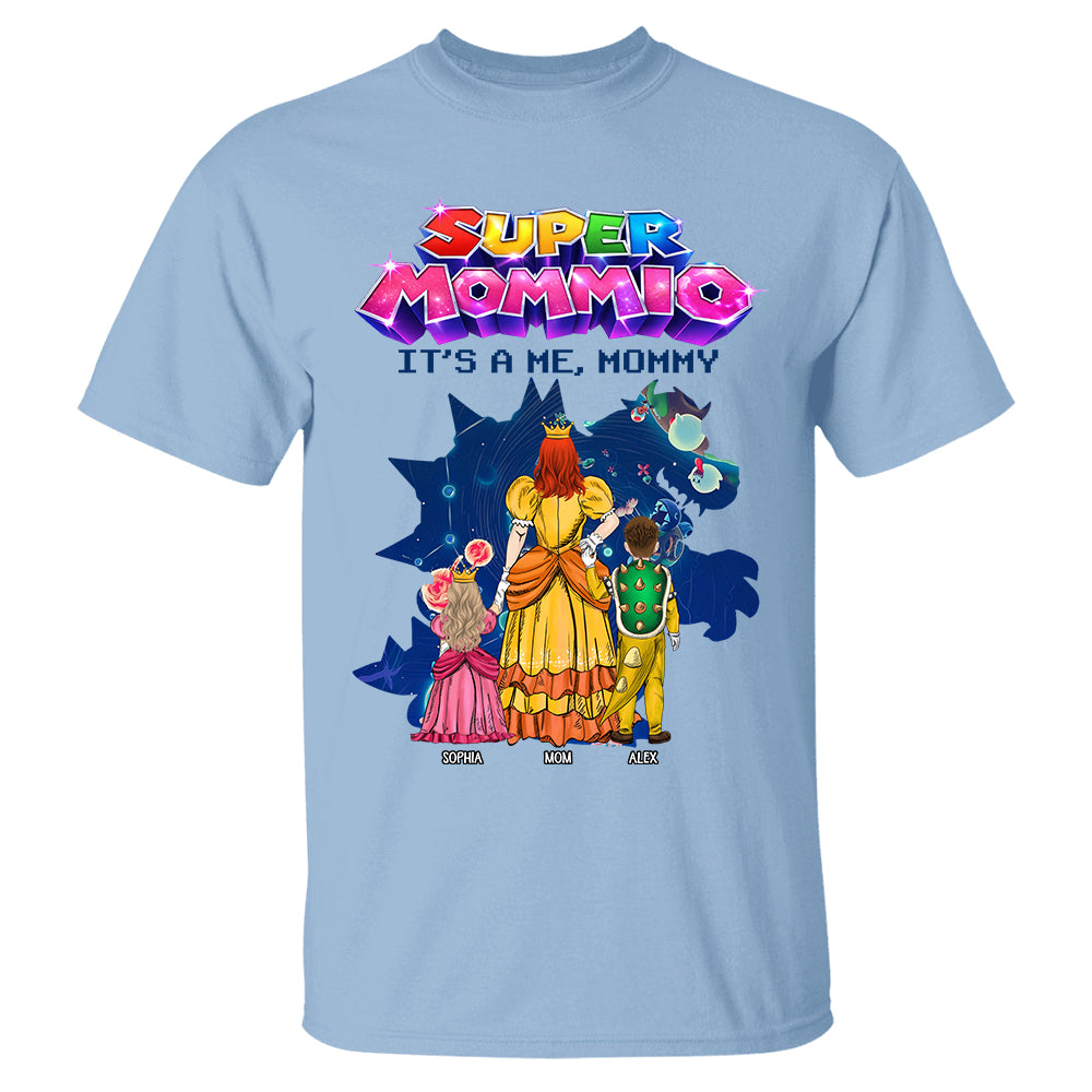 Super Mommio Custom Shirt It's A Me, Mommy, Mother's Day Gift L0411 Hv01