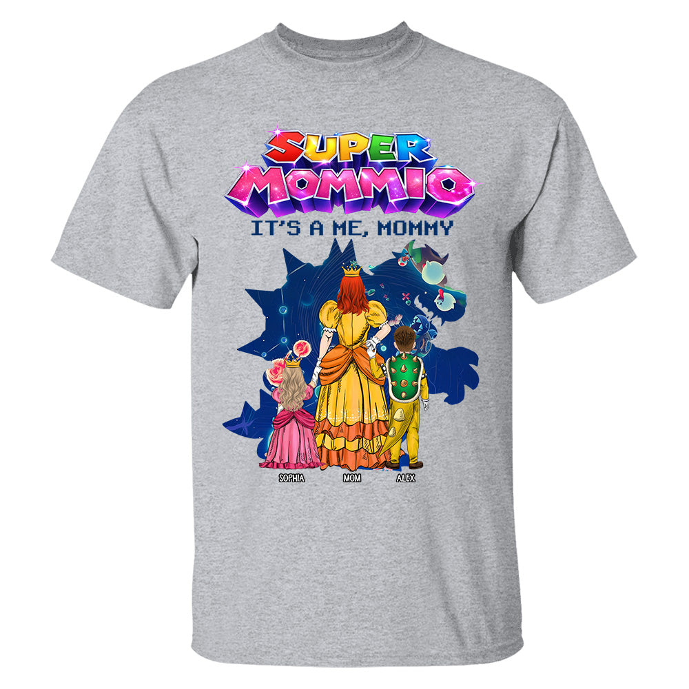 Super Mommio Custom Shirt It's A Me, Mommy, Mother's Day Gift L0411 Hv01