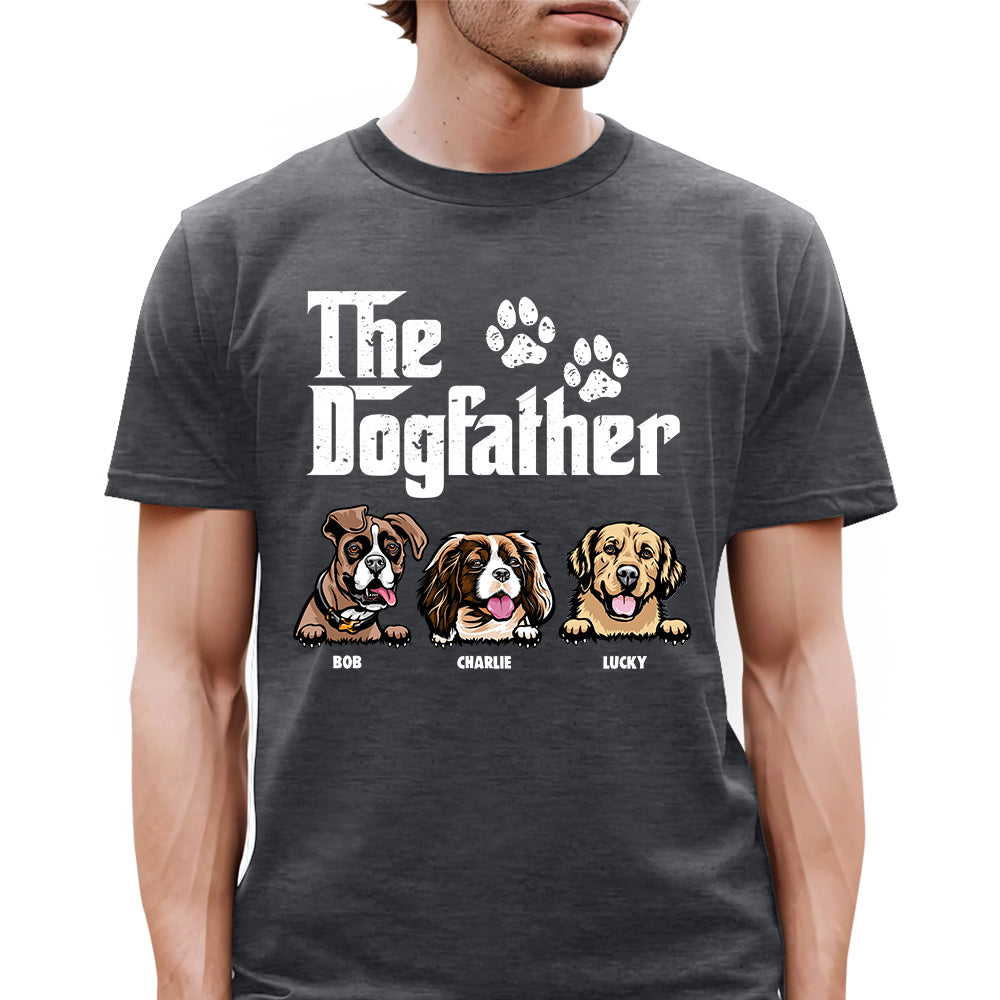 The Dog Father - Gift for Dog Dad, Dog Mom  Personalized Shirt- 06.08.2026