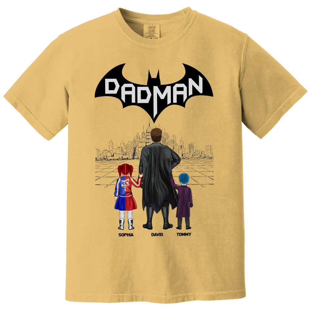 My Superhero Dadman, Gift For Father's Day, Personalized Shirt T1807 pt99