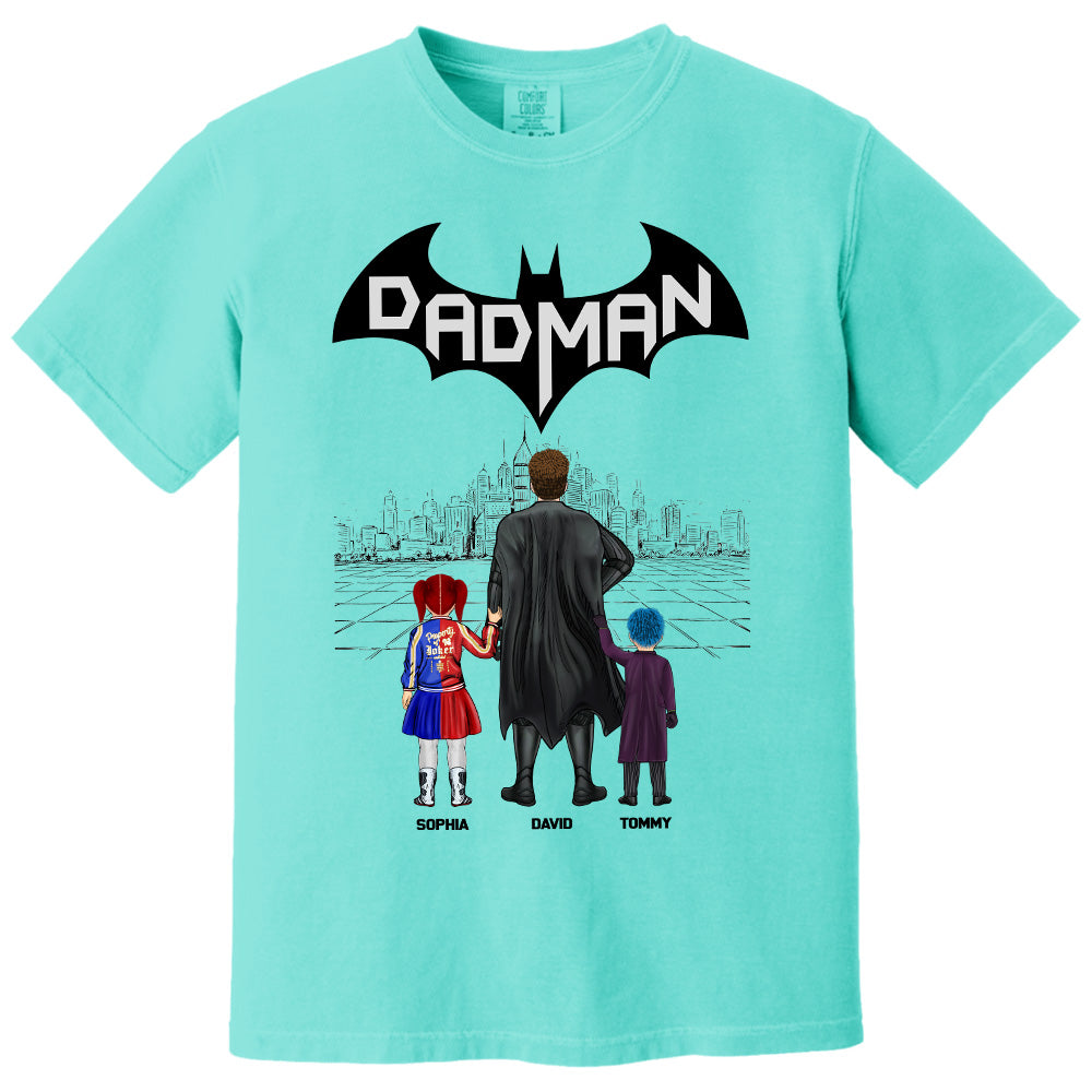 My Superhero Dadman, Gift For Father's Day, Personalized Shirt T1807 pt99