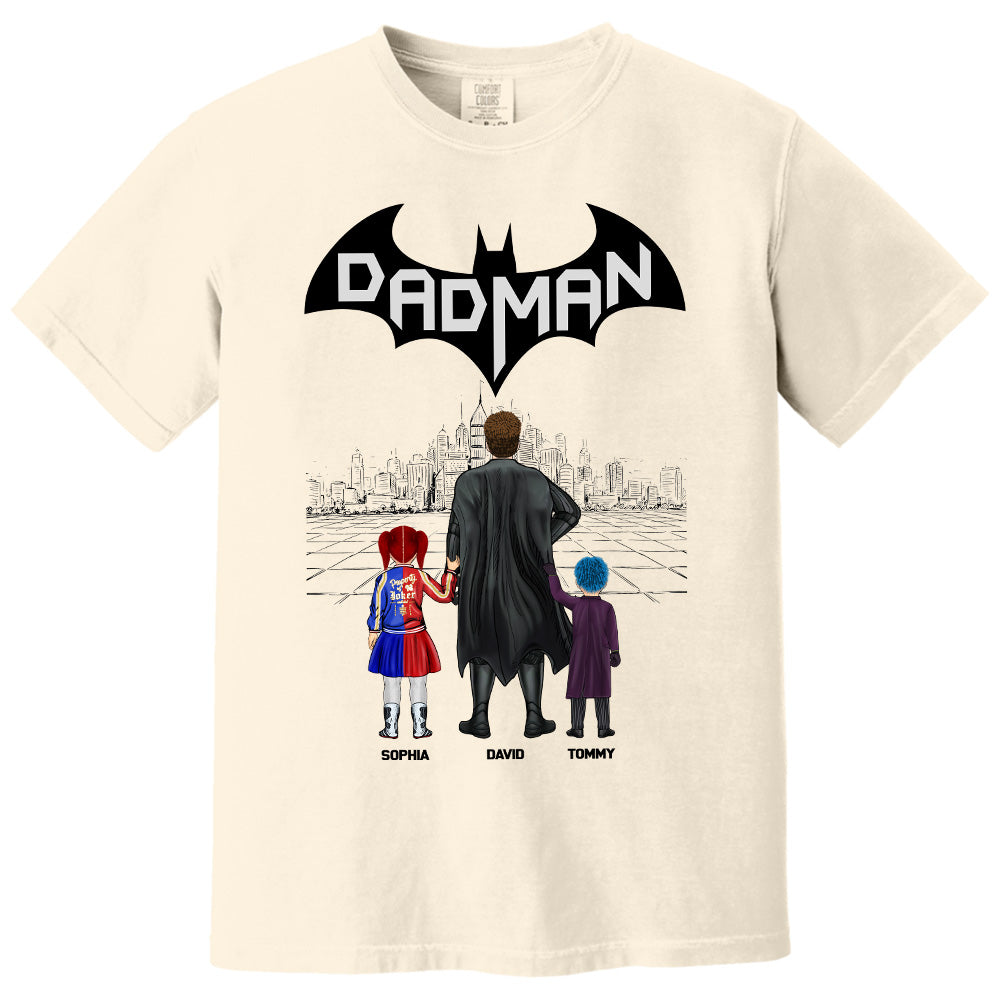 My Superhero Dadman, Gift For Father's Day, Personalized Shirt T1807 pt99
