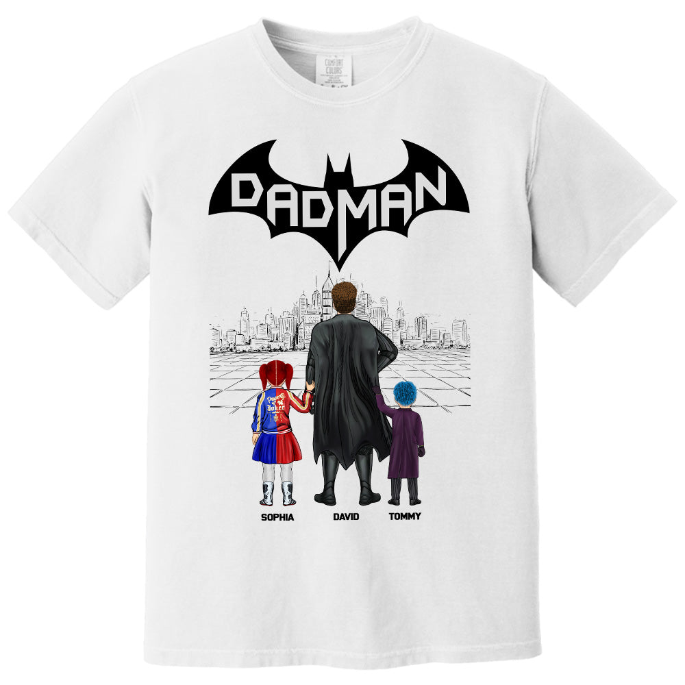 My Superhero Dadman, Gift For Father's Day, Personalized Shirt T1807 pt99
