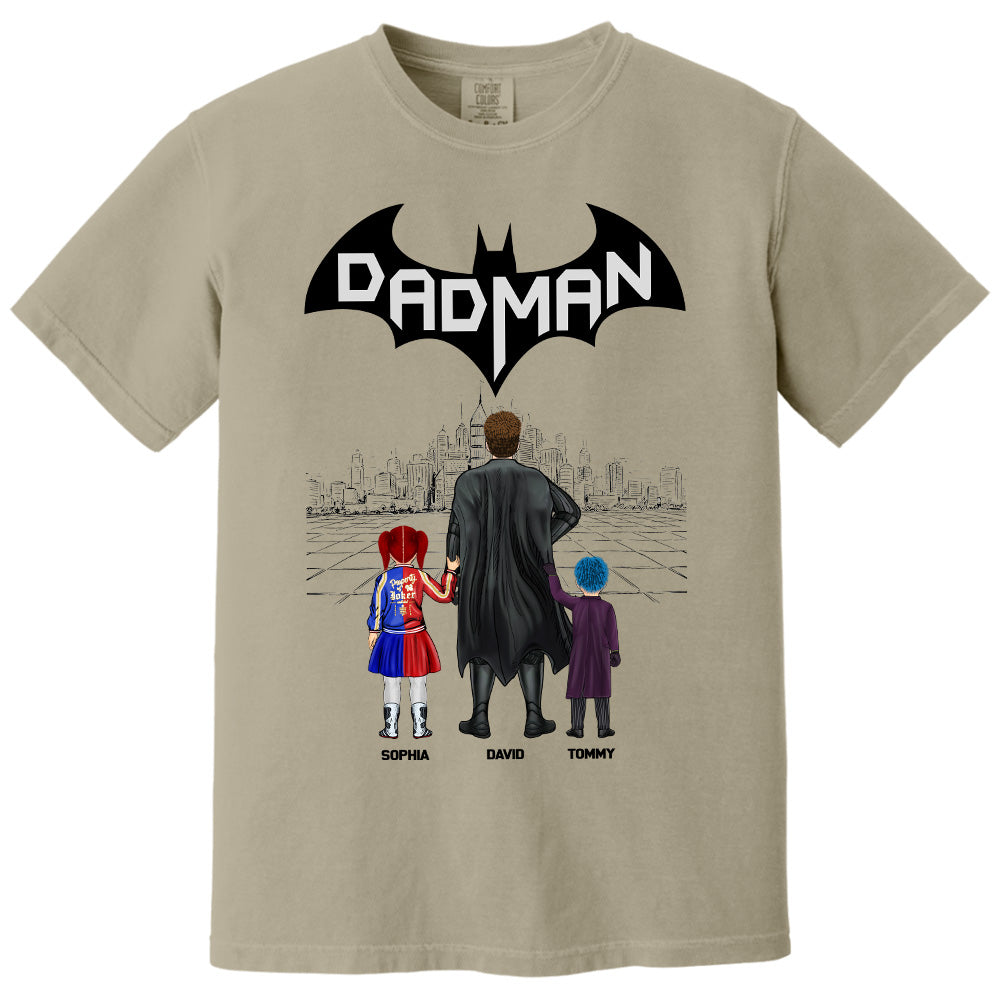 My Superhero Dadman, Gift For Father's Day, Personalized Shirt T1807 pt99