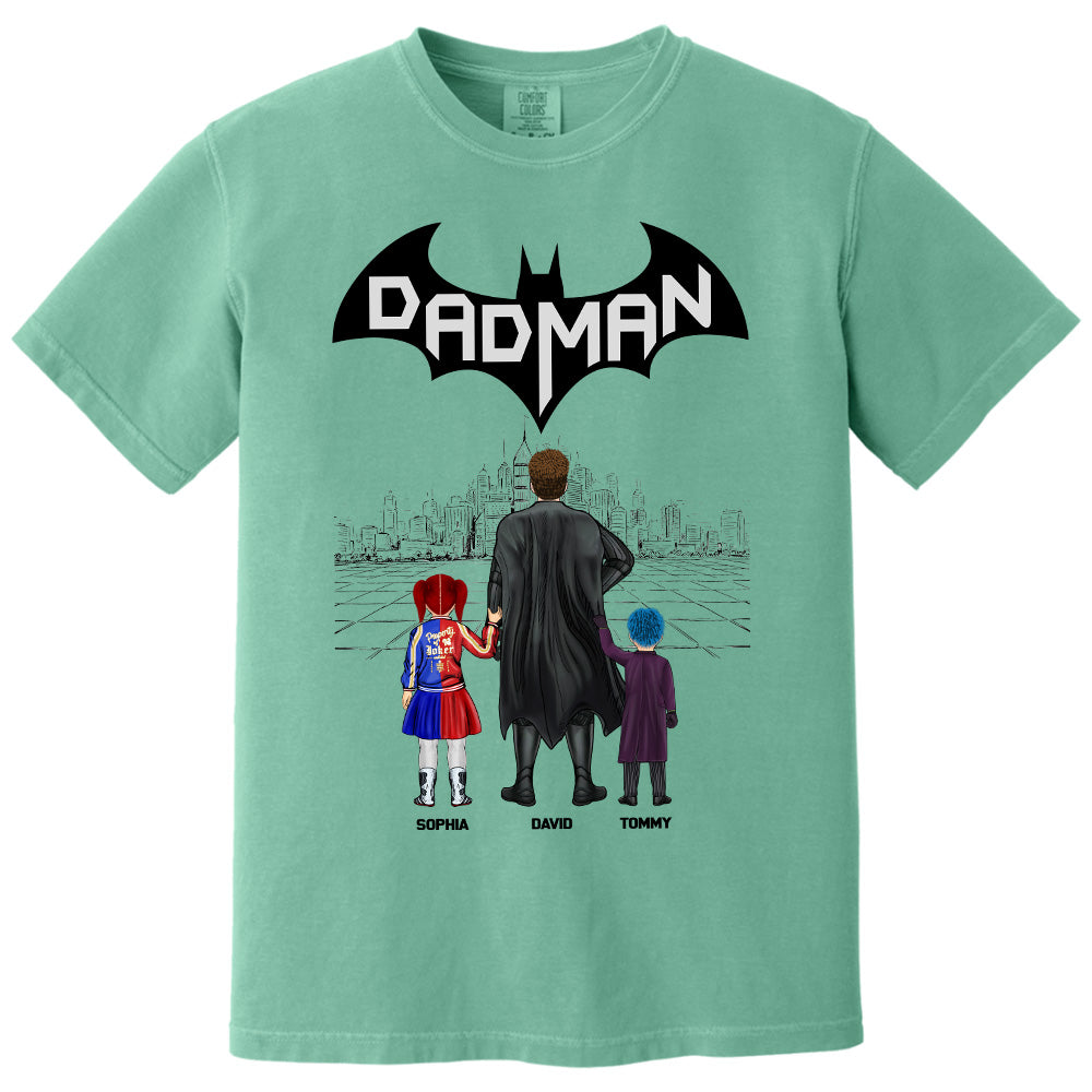 My Superhero Dadman, Gift For Father's Day, Personalized Shirt T1807 pt99
