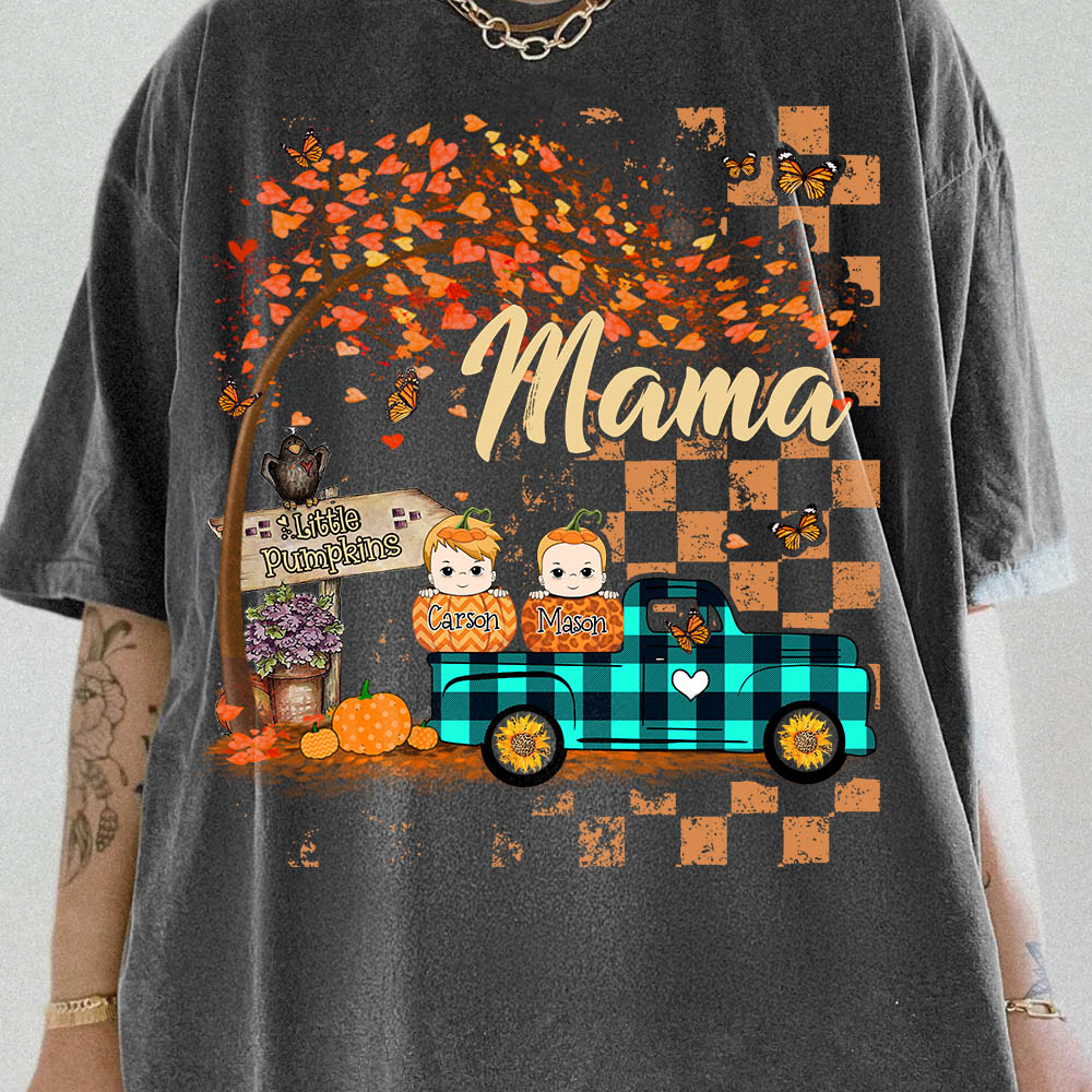 Halloween Pumpkin Spooky Season Checkered Design Vr1 Pt99