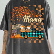 Halloween Pumpkin Spooky Season Checkered Design Vr1 Pt99