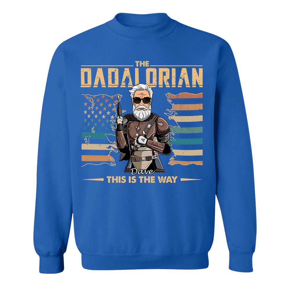 The Dadalorian This Is The Way - Personalized Shirt For Dad, Grandpa, Gift For Father's Day A2110 Hv01