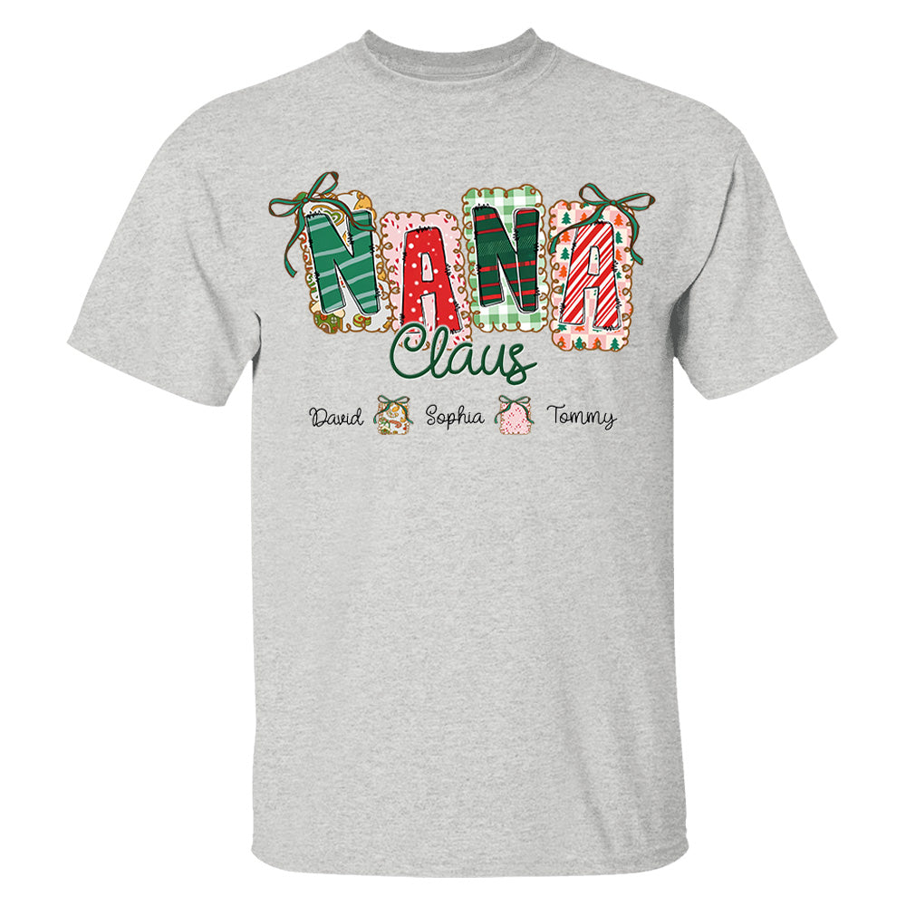 Gigi Claus Coquette Christmas Tree Custom Sweatshirt - Best Family Christmas Gift for Grandma Pt99