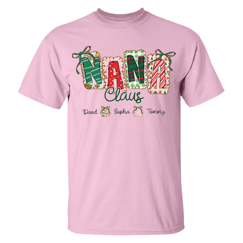 Gigi Claus Coquette Christmas Tree Custom Sweatshirt - Best Family Christmas Gift for Grandma Pt99