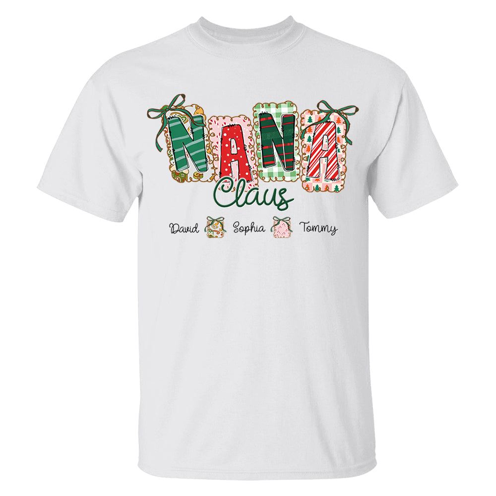 Gigi Claus Coquette Christmas Tree Custom Sweatshirt - Best Family Christmas Gift for Grandma Pt99