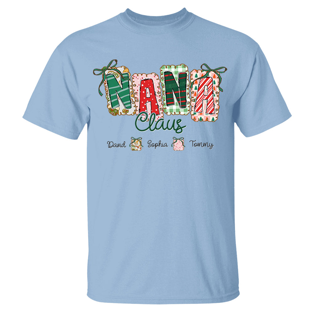 Gigi Claus Coquette Christmas Tree Custom Sweatshirt - Best Family Christmas Gift for Grandma Pt99