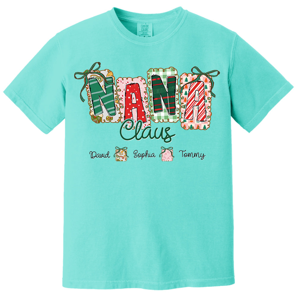 Gigi Claus Coquette Christmas Tree Custom Sweatshirt - Best Family Christmas Gift for Grandma Pt99