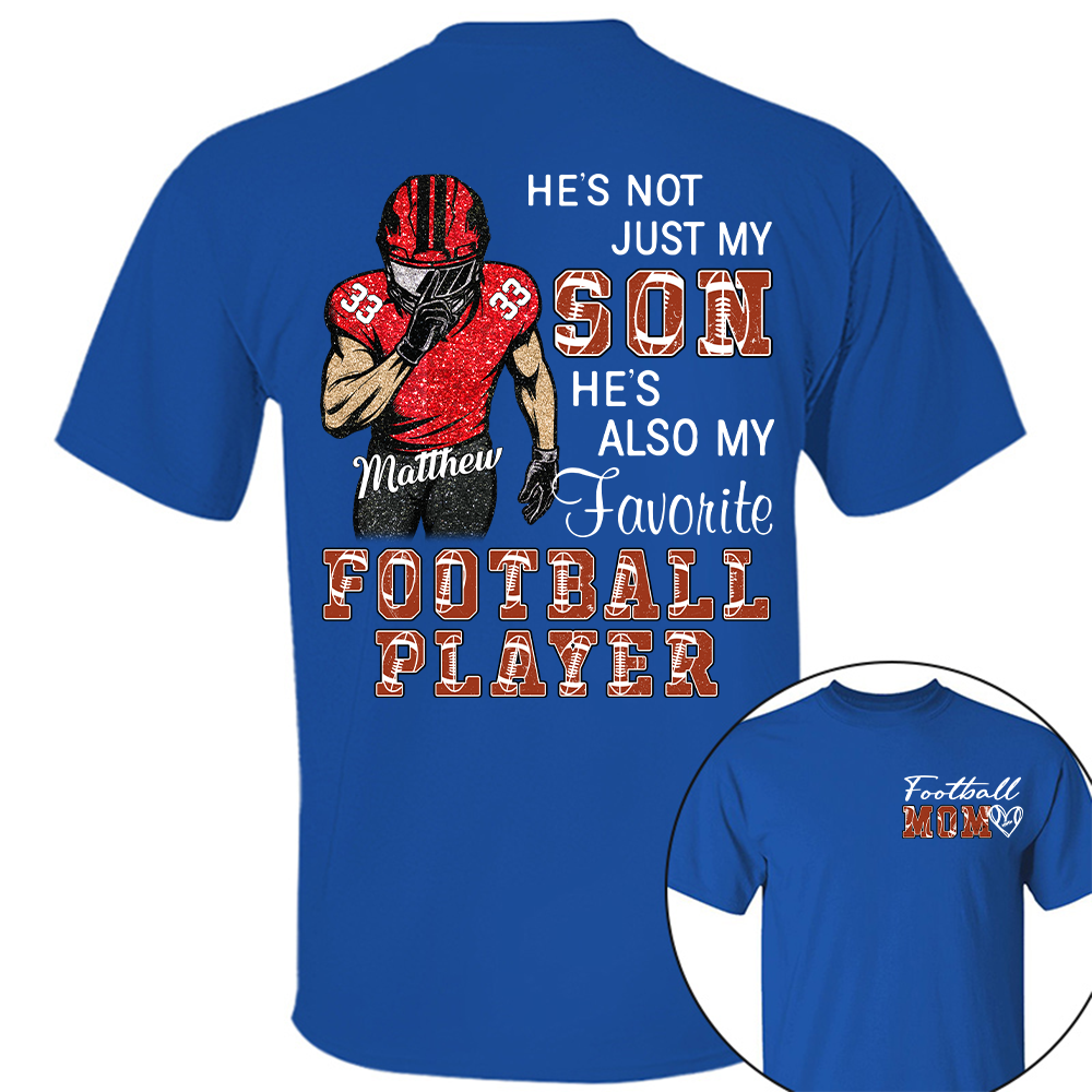 Custom Football Mom Shirt, Game Day Gift L0411 Hv01