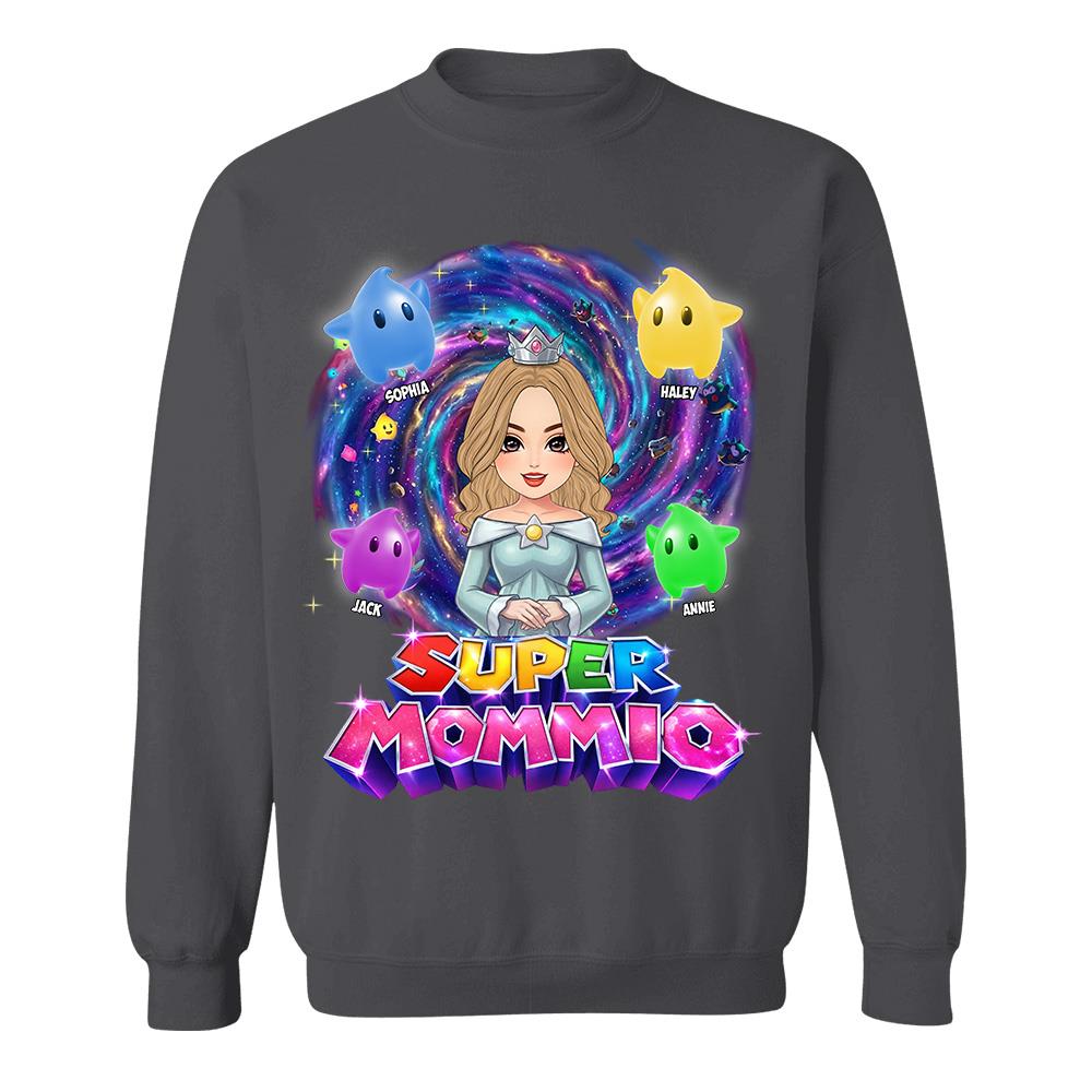 Super Mommio Galaxy Customized Shirt, Gift For Mommy Mama L0411 Hv01