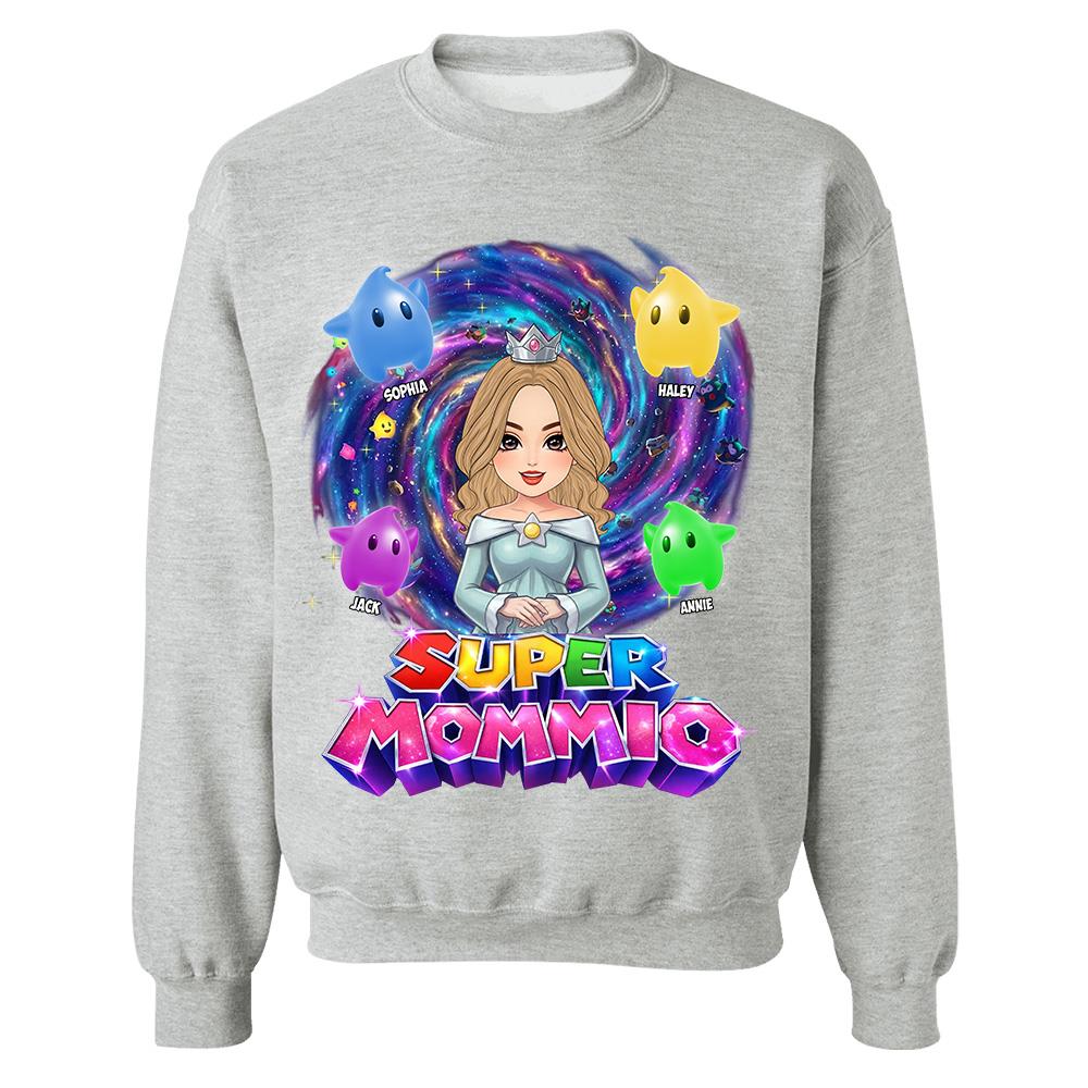 Super Mommio Galaxy Customized Shirt, Gift For Mommy Mama L0411 Hv01