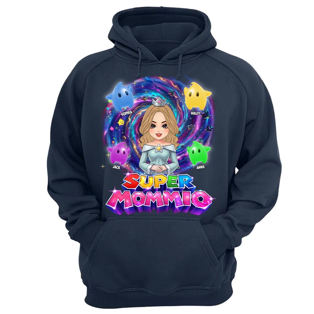 Super Mommio Galaxy Customized Shirt, Gift For Mommy Mama L0411 Hv01