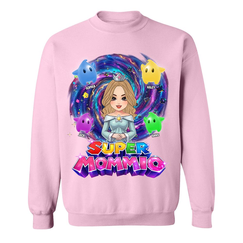 Super Mommio Galaxy Customized Shirt, Gift For Mommy Mama L0411 Hv01