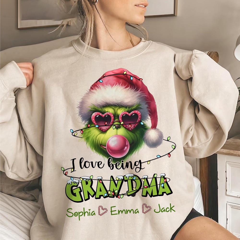 Personalized I Love Being GIgi Life Shirt - Custom Grandma Nana Mimi Funny Christmas Gift Nh00