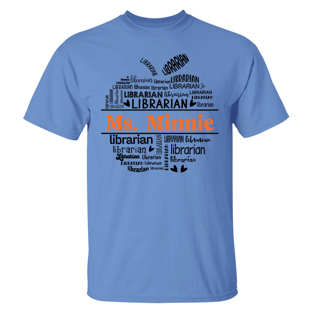 Ph99- School Mascot Apple Shape Personalized Shirt Custom Gift For Teacher Ph99 Do99-Tu30.07.2026