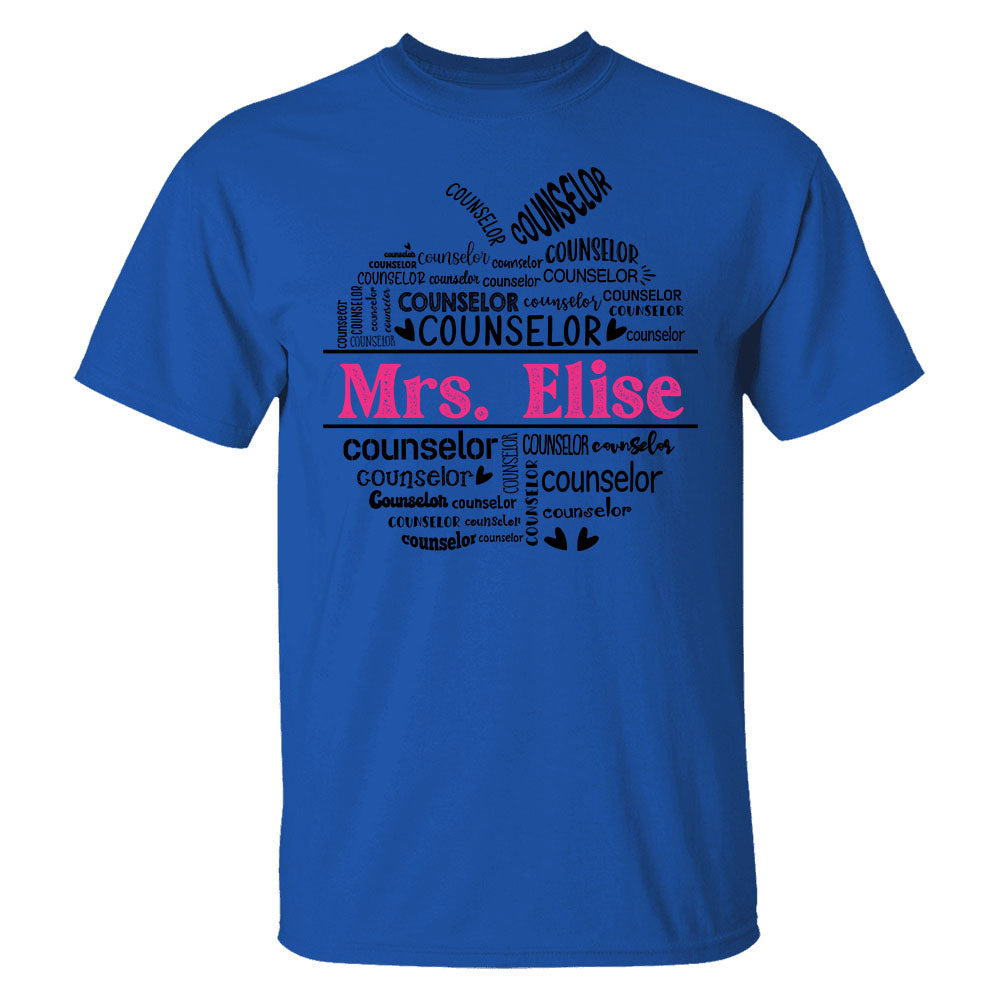 Ph99- School Mascot Apple Shape Personalized Shirt Custom Gift For Teacher Ph99 Do99-Tu30.07.2026