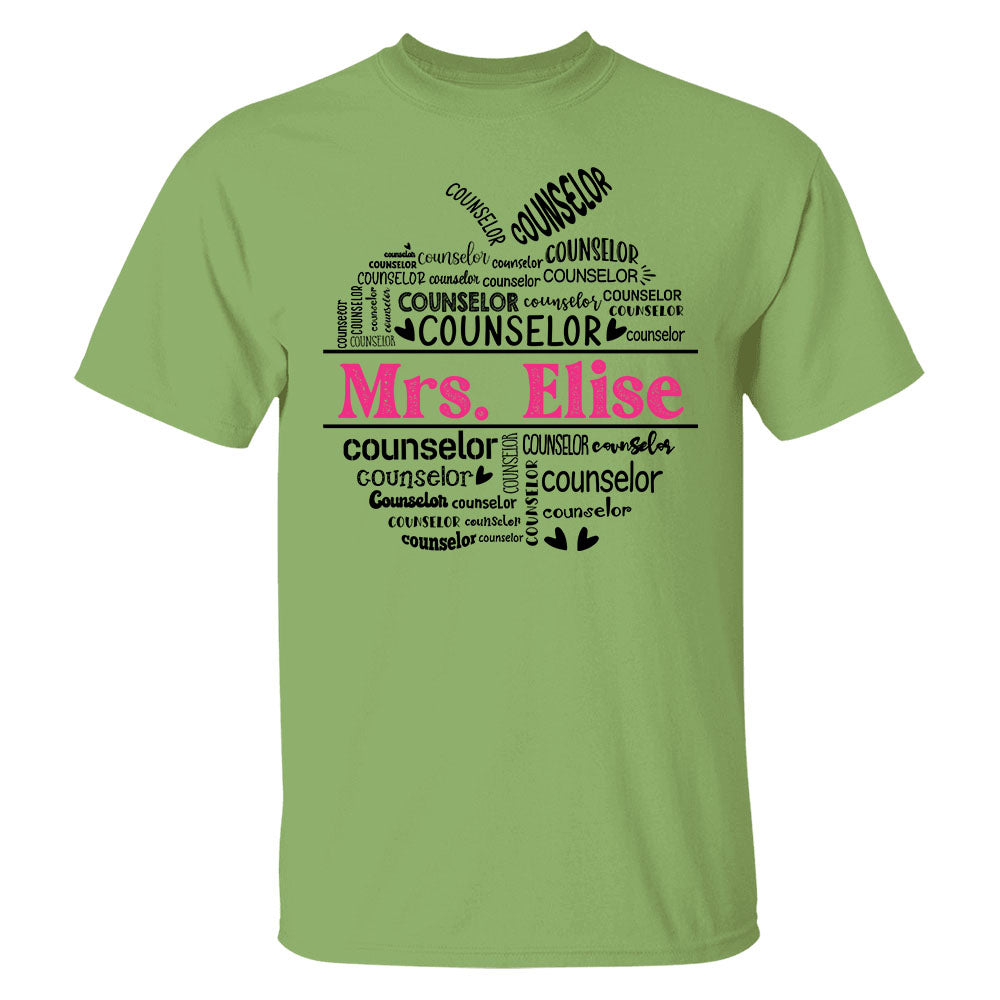 Ph99- School Mascot Apple Shape Personalized Shirt Custom Gift For Teacher Ph99 Do99-Tu30.07.2026