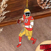 Luxury Ornament American Football Personalized Ornament Gift For Football Player Football Lovers