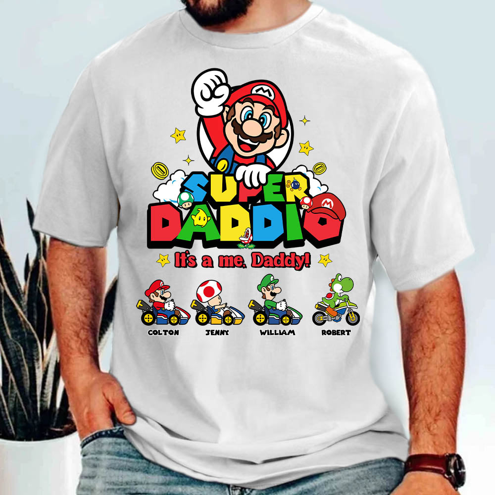 Personalized Super Daddio Shirt, Super Dad Shirt, Father's Day Gift