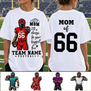 Personalized American Football Mom Shirt - Football GameDay Custom Shirt For Mom, Dad, Family