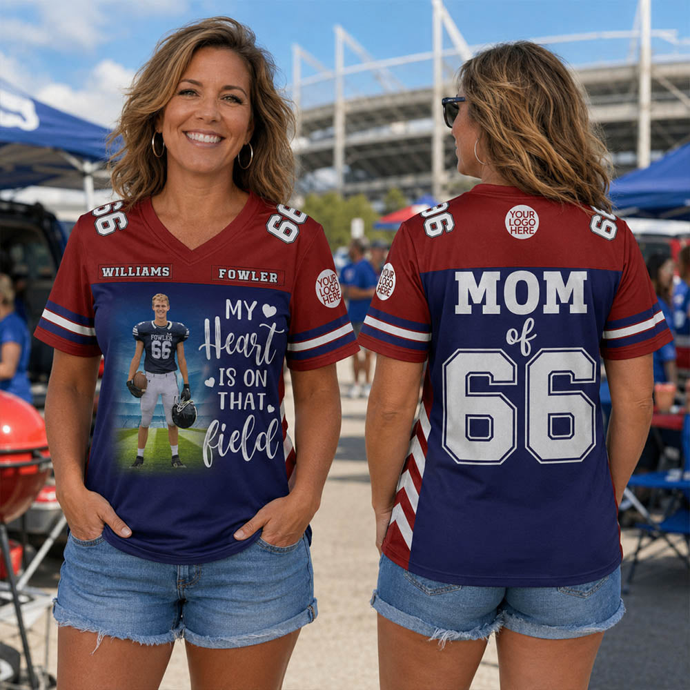 Custom Photo I'll Always Be Your Biggest Fan Football Jersey Gift For Football Lovers - Personalized Gift For Football Player