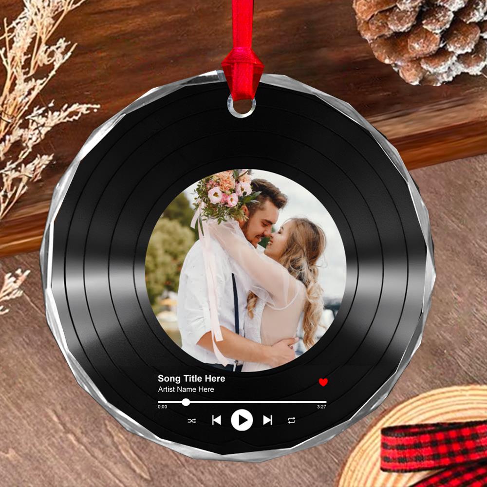 Luxury Ornament First Christmas Married - Married Photo Ornament - First Christmas Married Gift Vr2