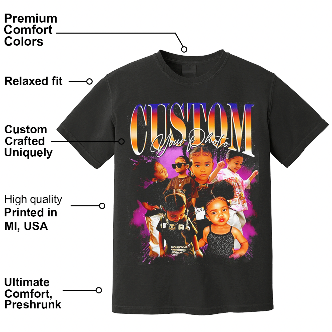 Adult Custom Bootleg Shirt 90s Vintage Bootleg Custom Face Personalized T Shirt