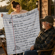 Daddy's Blanket For The Times When You Are Cold Fishing Custom Blanket Gift For Dad