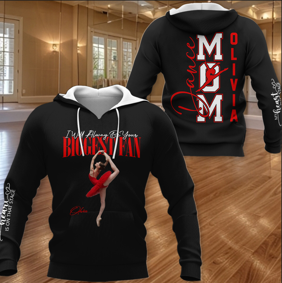 Dance Mom - My Heart Is On That Stage - Personalized Shirt Gift For Dance Lovers T1807