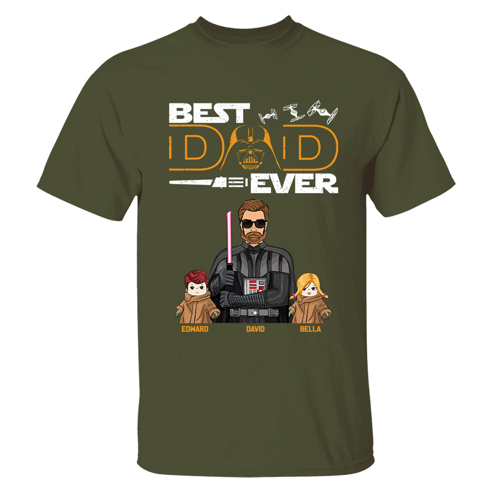 Personalized Best Dad Ever Shirt Gift For Dad - Custom Father's Day Gift