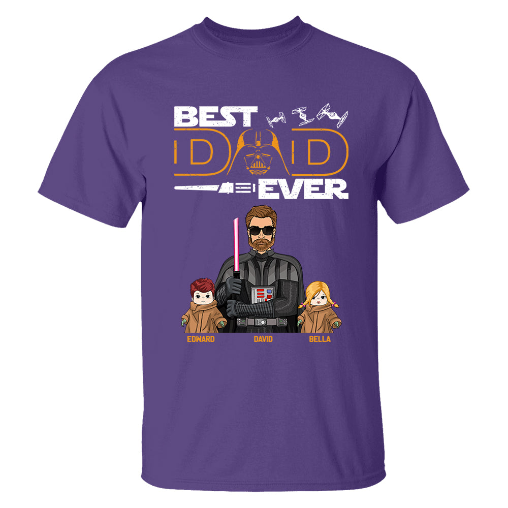 Personalized Best Dad Ever Shirt Gift For Dad - Custom Father's Day Gift