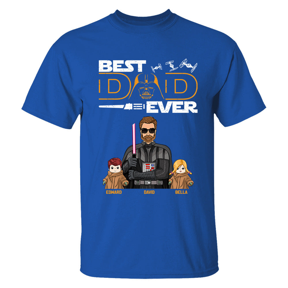 Personalized Best Dad Ever Shirt Gift For Dad - Custom Father's Day Gift