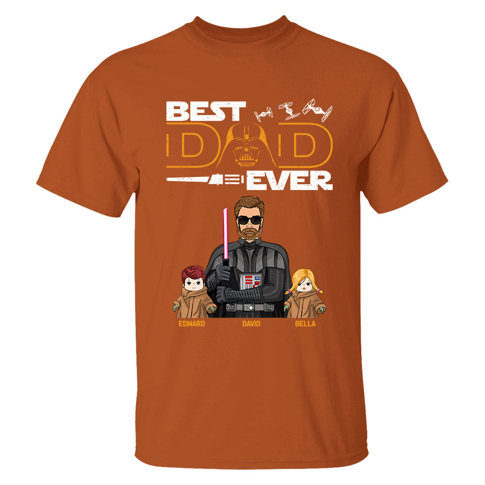 Personalized Best Dad Ever Shirt Gift For Dad - Custom Father's Day Gift