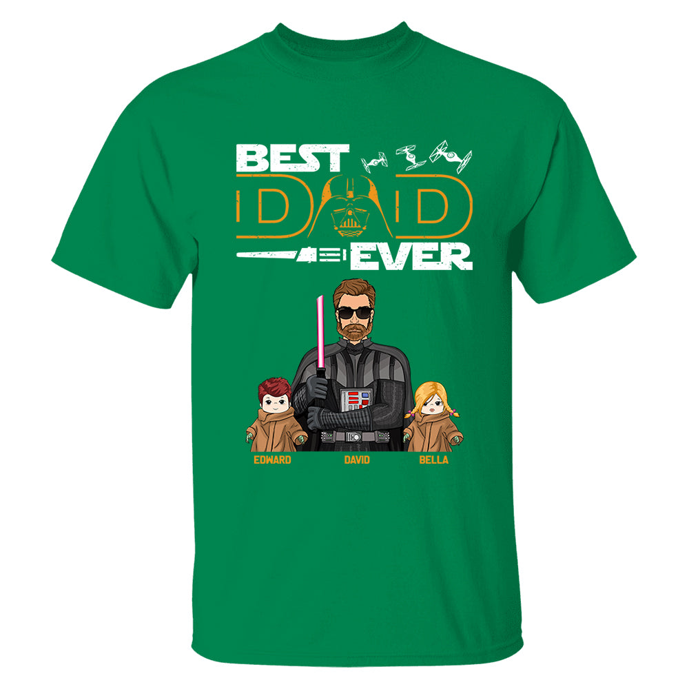 Personalized Best Dad Ever Shirt Gift For Dad - Custom Father's Day Gift