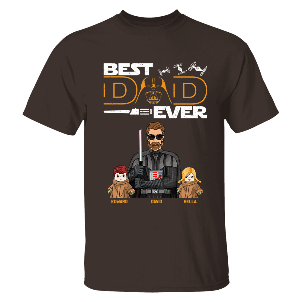 Personalized Best Dad Ever Shirt Gift For Dad - Custom Father's Day Gift