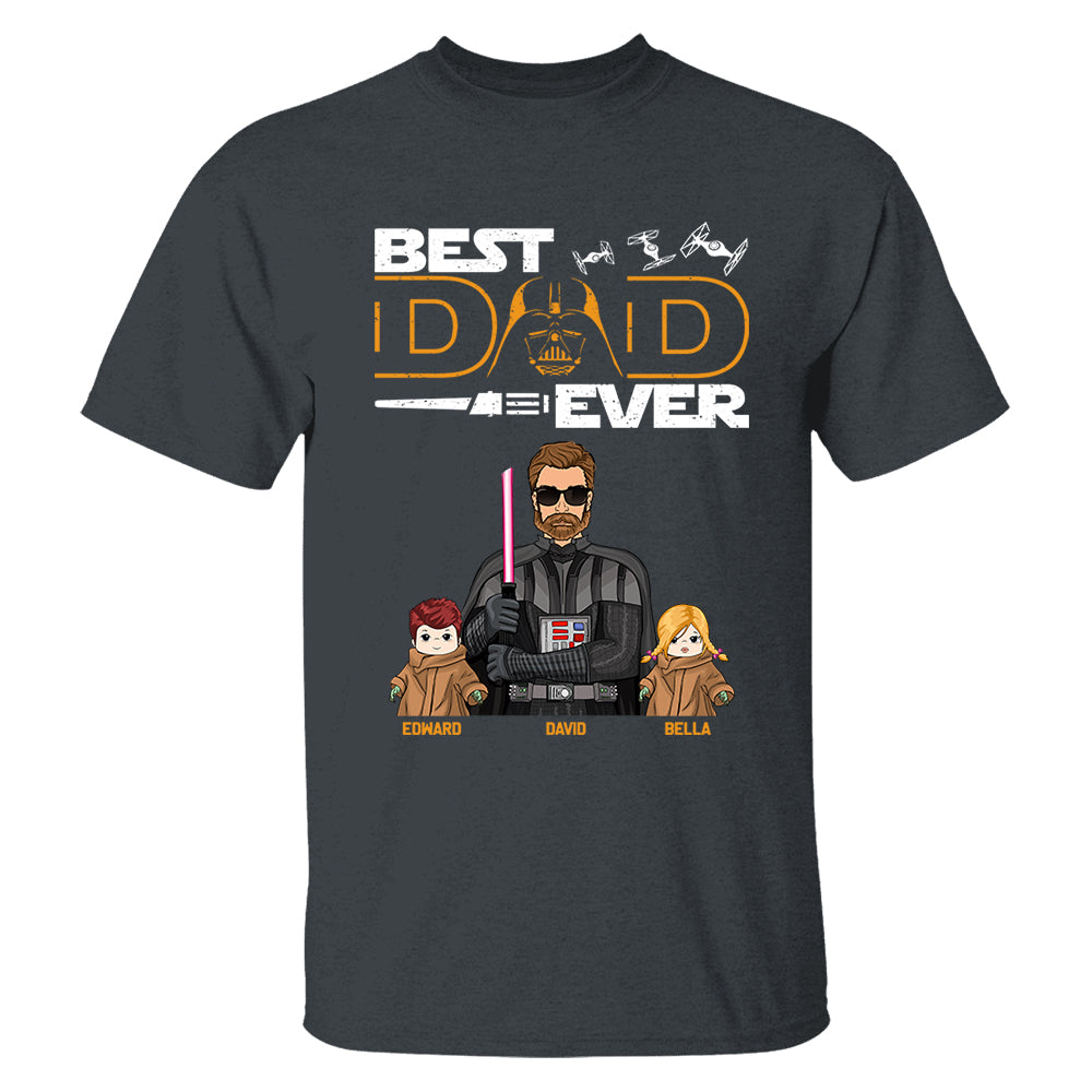 Personalized Best Dad Ever Shirt Gift For Dad - Custom Father's Day Gift