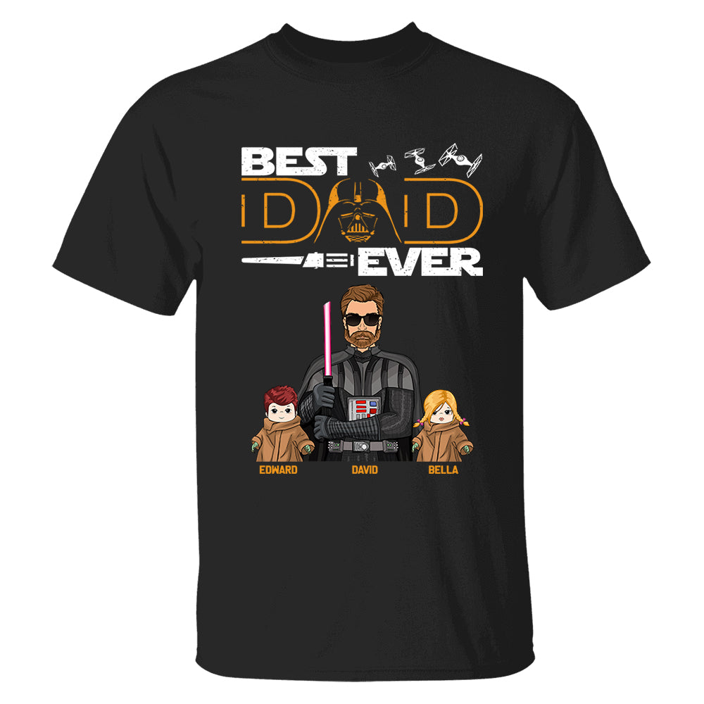Personalized Best Dad Ever Shirt Gift For Dad - Custom Father's Day Gift