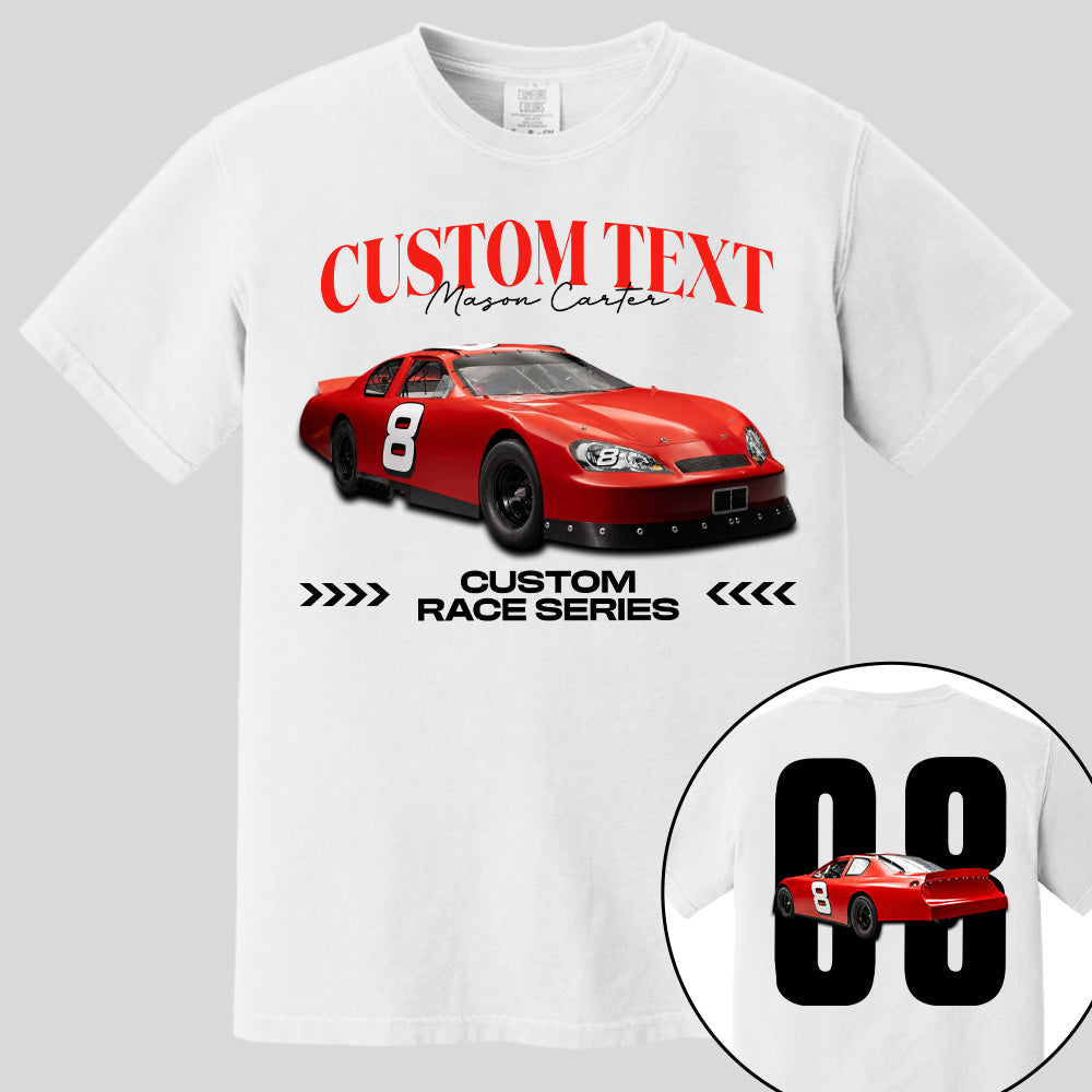 Custom Photo Race Car Shirt - Personalized Shirt For Racing Fan A2110 Pt99