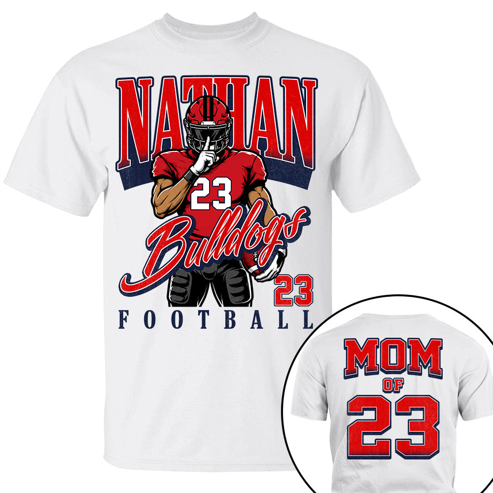 Custom Name Number Football, Retro Football Shirt L0411 T24
