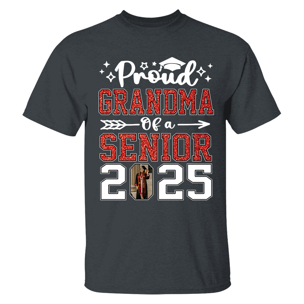 Proud Family Of A Senior 2025, Personalized Graduation Shirt - YN2103 NV01
