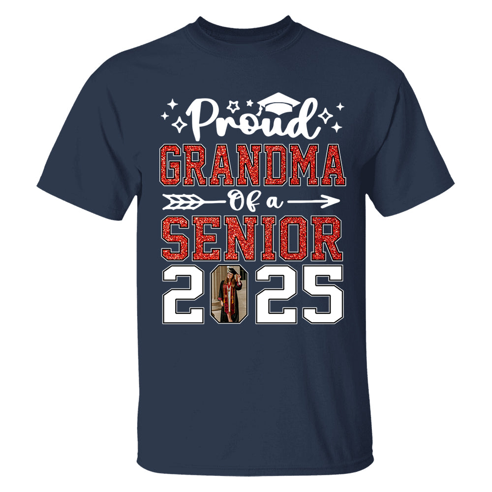 Proud Family Of A Senior 2025, Personalized Graduation Shirt - YN2103 NV01